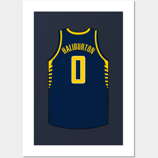 Tyrese Haliburton Indiana Jersey Qiangy Posters and Art